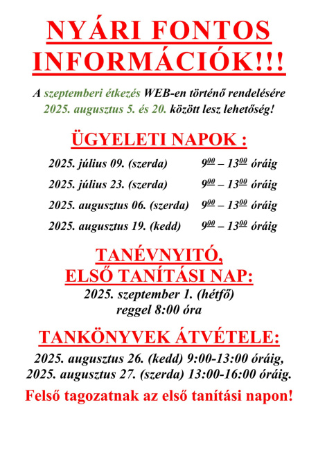NYÁRI FONTOS INFORMÁCIÓK_A3 (1)